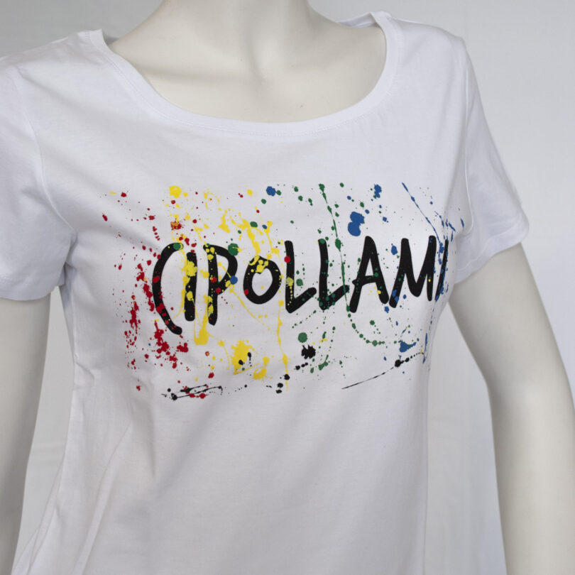 T-shirt Comix Cipollami Dipinta a mano colori