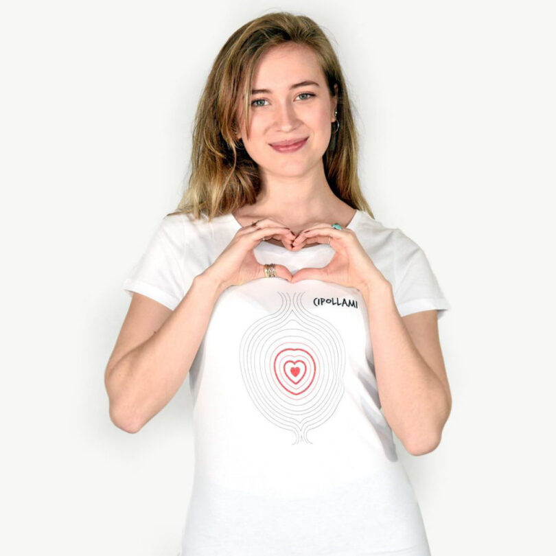 T-shirt With Love Cipollami