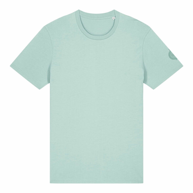 t-shirt unisex acqua in cotone biologico